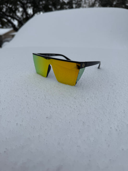 Hellboy gold mirror (polarized) 2xdark glasses z87+
