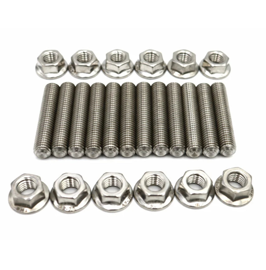 LS 321 Stainless steel Headers studs set