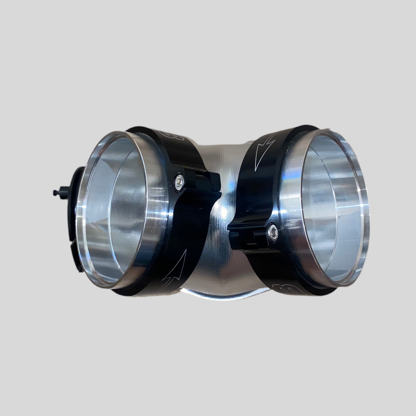 Aluminum CNC Billet Y Throttle Body (Silver)