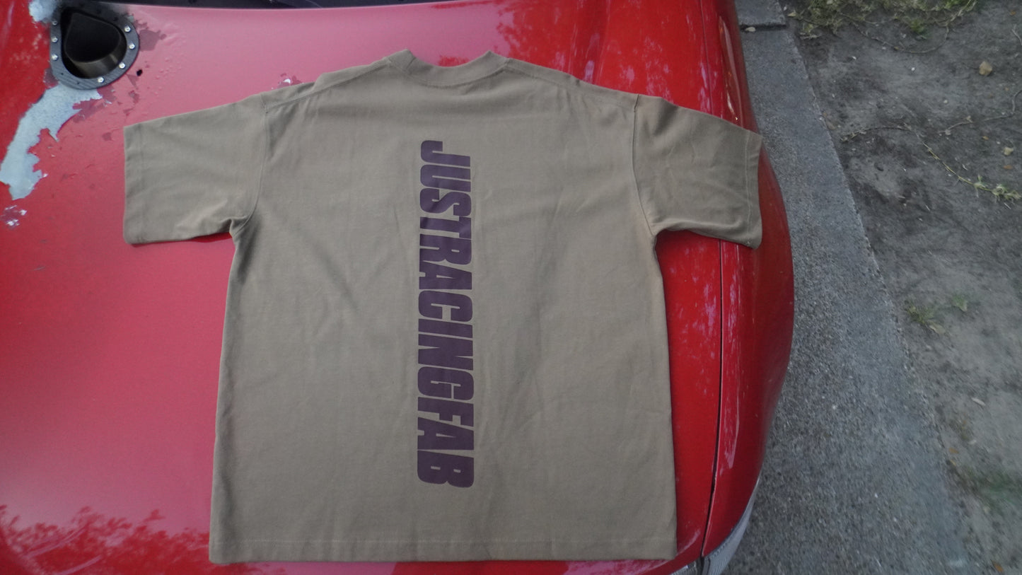 Brown Justracingfab t-shirt