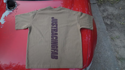 Brown Justracingfab t-shirt