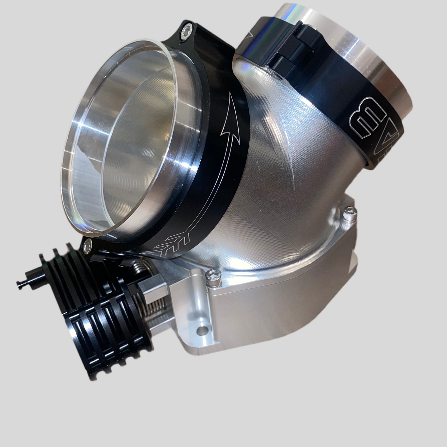 Aluminum CNC Billet Y Throttle Body (Silver)