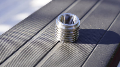 Stainless steel ￼M18x1.5 O2 Sensor Bung with Built in Heat Sink