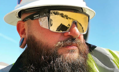Gold polarize quality safety glasses z87+