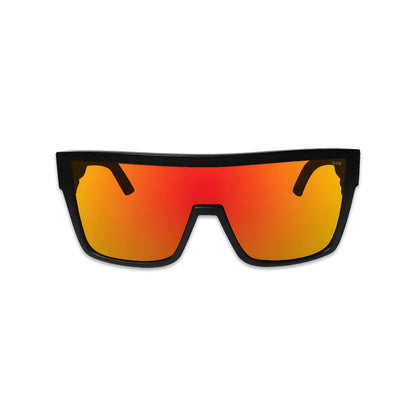 Non polarized Fire red quality safety glasses z87+