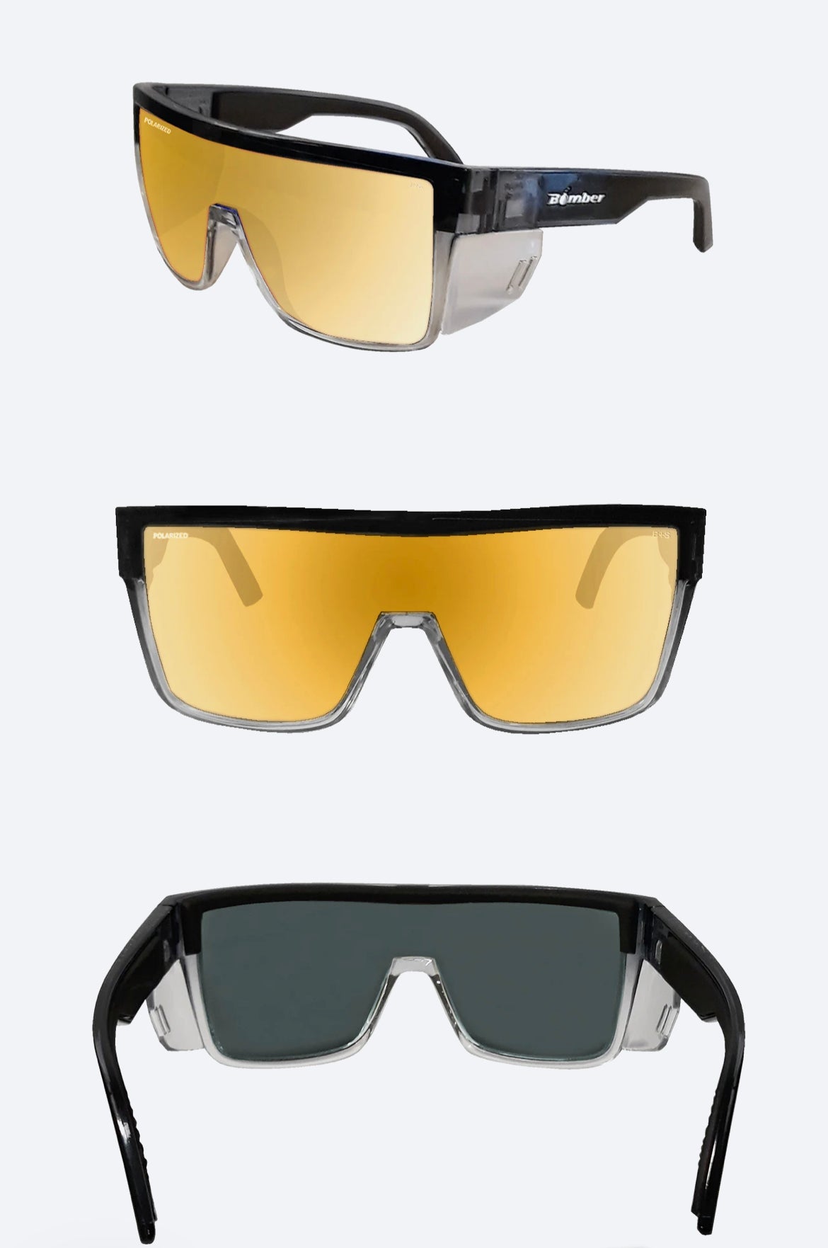 Gold polarize quality safety glasses